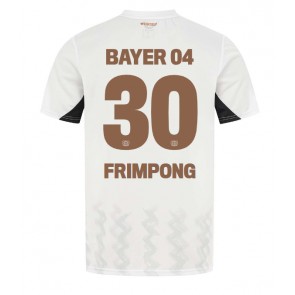 Bayer Leverkusen Jeremie Frimpong #30 Replika Udebanetrøje 2024-25 Kortærmet